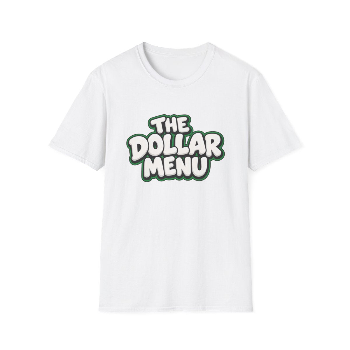 The Dollar Menu Text T Shirt